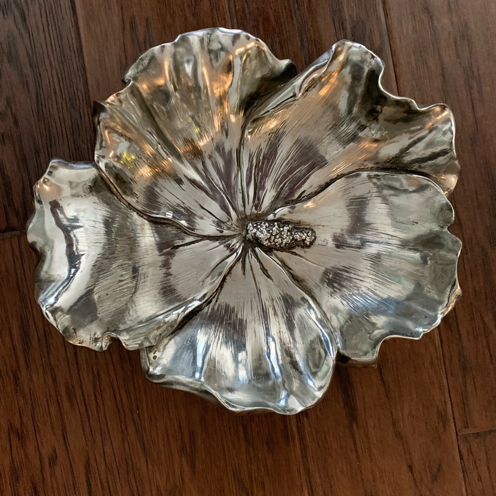 2 Piece Floral Metal Wall Décor Set - Picture 3 of 4